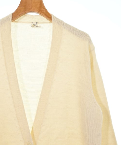 HERMES（エルメス）カーディガン 白 サイズ:38(S位) レディース/2200626567033