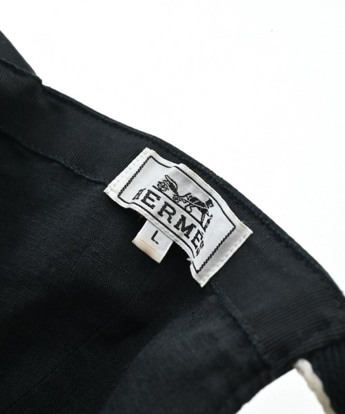 HERMES（エルメス）キャップ 黒 サイズ:L メンズ/2200627740053