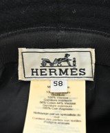 HERMES（エルメス）ハット 黒 サイズ:58 メンズ/2200628567017