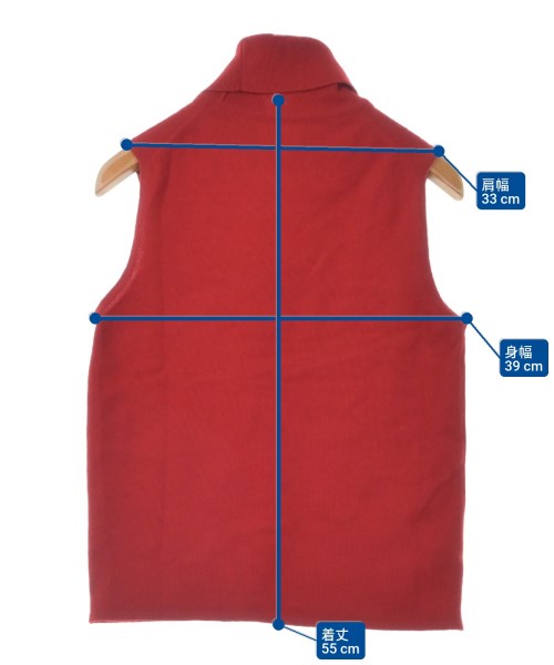 HERMES（エルメス）ニット・セーター 赤 サイズ:SM レディース/2200628942067