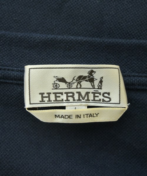 HERMES（エルメス）Tシャツ・カットソー 紺 サイズ:L メンズ/2200629157019