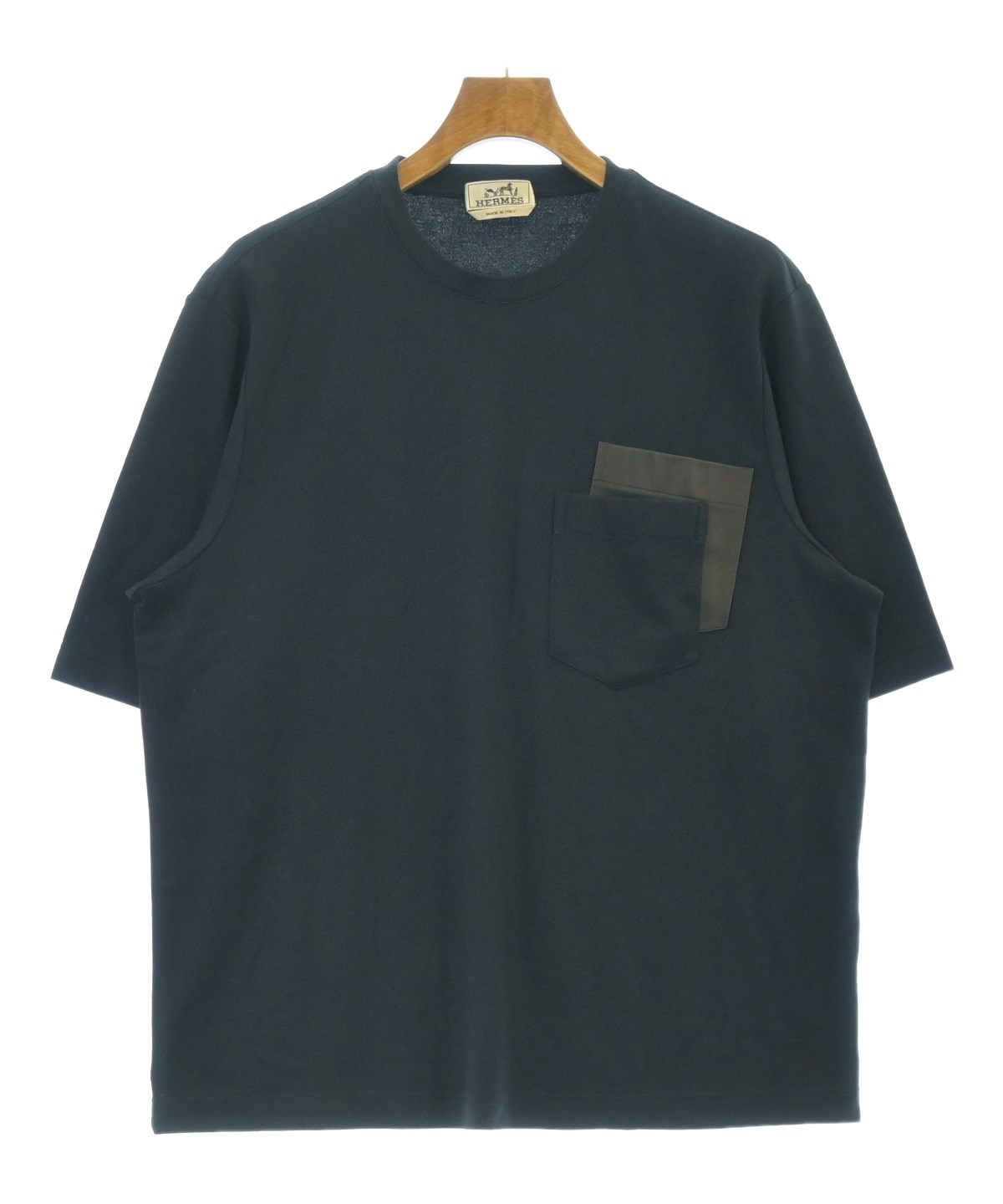 HERMES（エルメス）Tシャツ・カットソー 紺 サイズ:L メンズ
