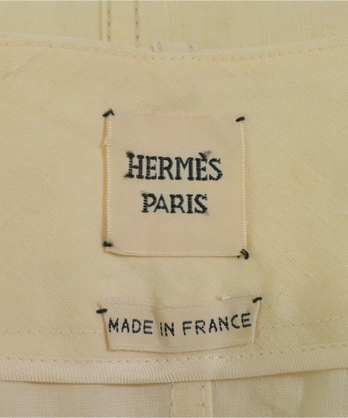 HERMES（エルメス）ひざ丈スカート 白 サイズ:38(S位) レディース/2200629164093