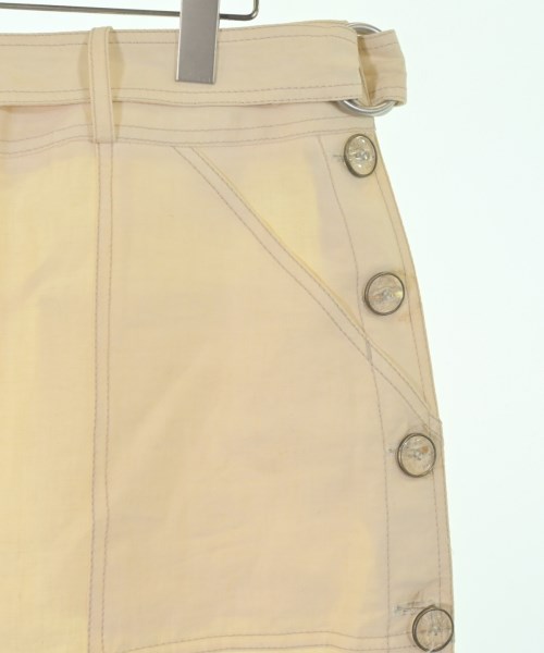 HERMES（エルメス）ひざ丈スカート 白 サイズ:38(S位) レディース/2200629164093