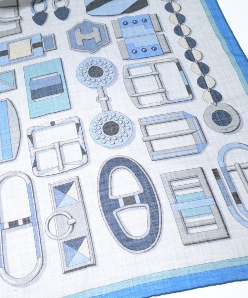 HERMES（エルメス）ストール グレー サイズ:- レディース/2200629249080