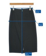 HERMES（エルメス）ひざ丈スカート 黒 サイズ:34(XXS位) レディース/2200629814066