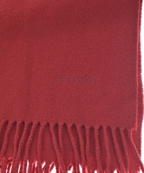 HERMES（エルメス）マフラー 赤 サイズ:- レディース/2200630269039