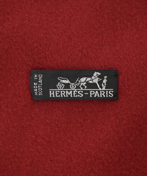 HERMES（エルメス）マフラー 赤 サイズ:- レディース/2200630269039