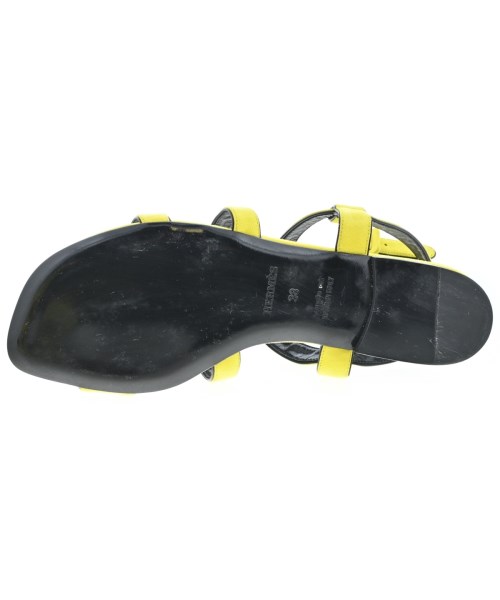 HERMES（エルメス）サンダル 黄 サイズ:EU38(24.5cm位) レディース/2200630157053