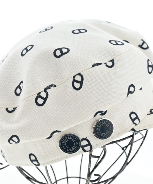 HERMES（エルメス）キャスケット 白 サイズ:56 レディース/2200630934036