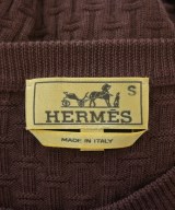 HERMES（エルメス）ニット・セーター 茶 サイズ:S メンズ/2200616400074