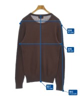 HERMES（エルメス）ニット・セーター 茶 サイズ:S メンズ/2200616400074