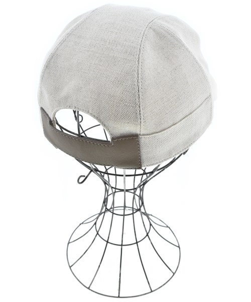 HERMES（エルメス）キャップ 白 サイズ:60 メンズ/2200631767404