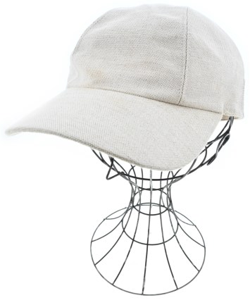 HERMES（エルメス）キャップ 白 サイズ:60 メンズ/2200631767404