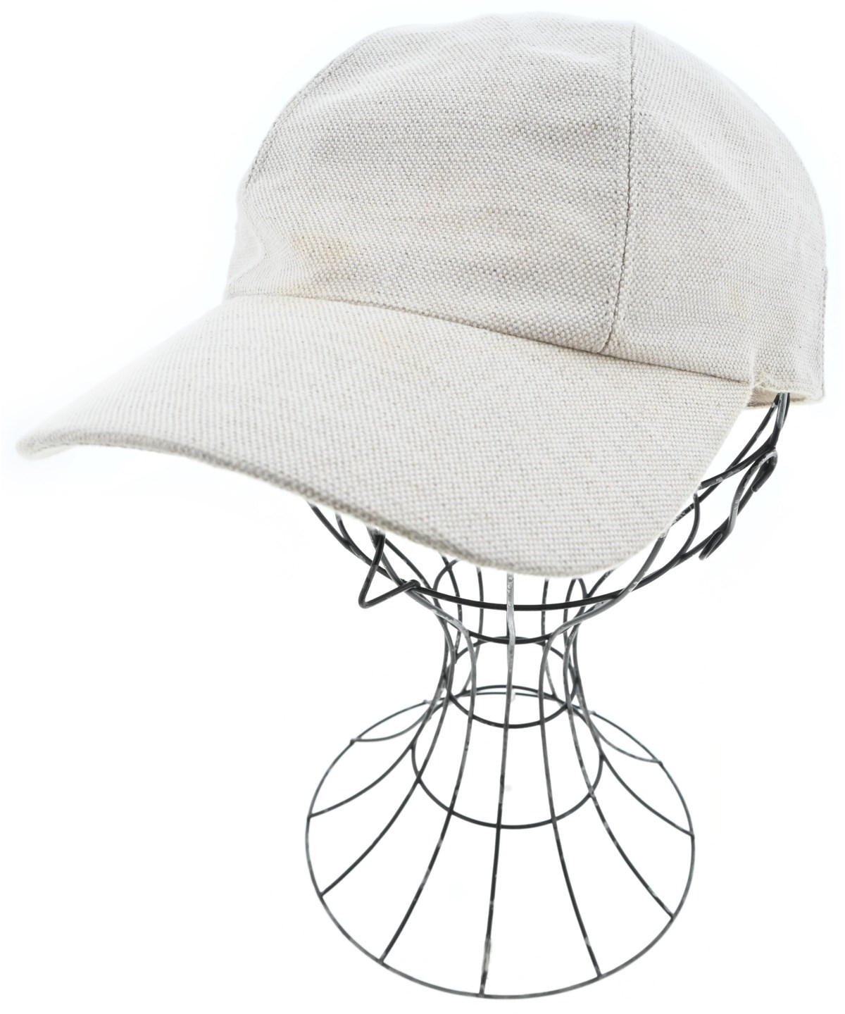 HERMES（エルメス）キャップ 白 サイズ:60 メンズ/2200631767404