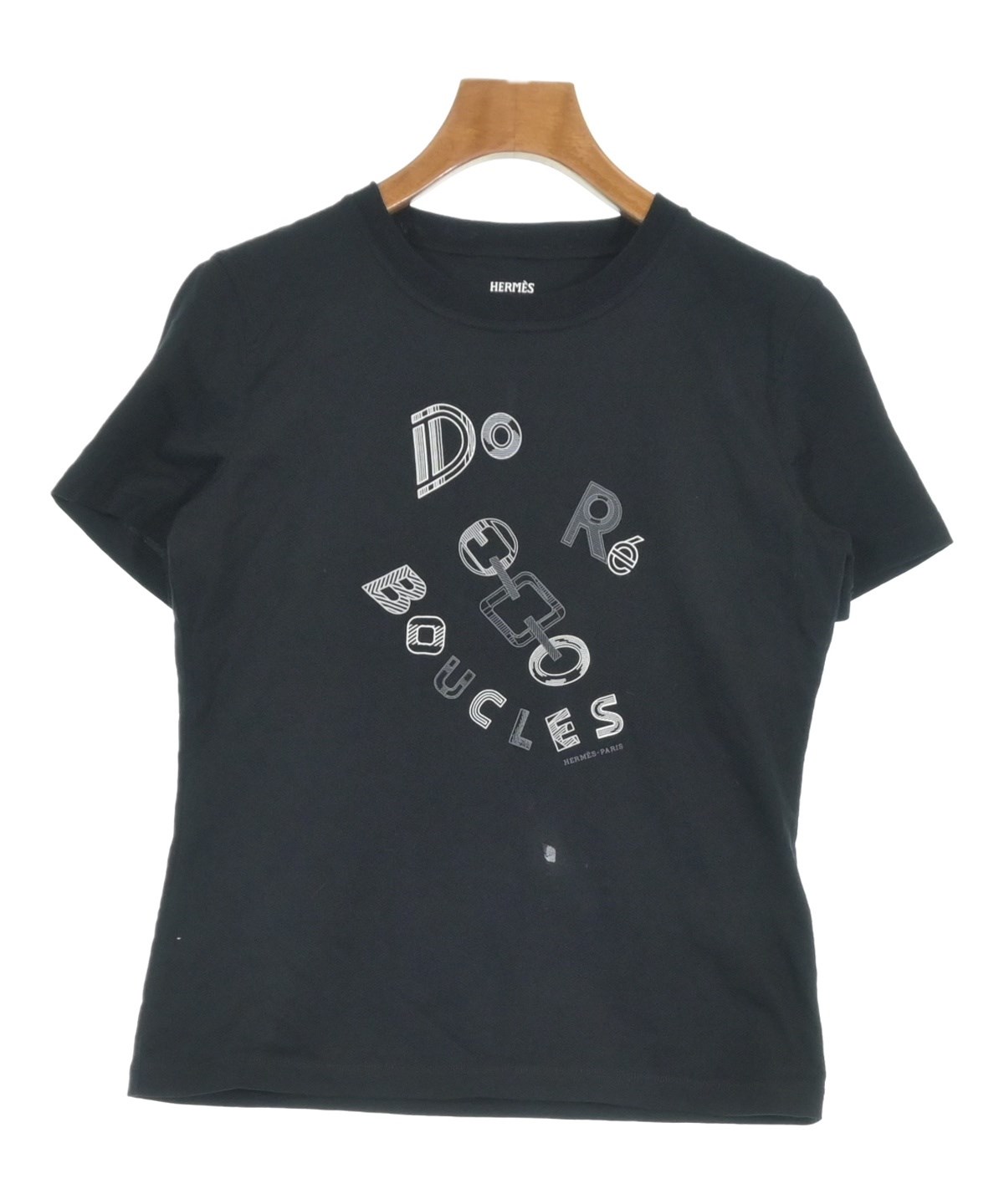 HERMES（エルメス）Tシャツ・カットソー 黒 サイズ:38(S位) レディース 