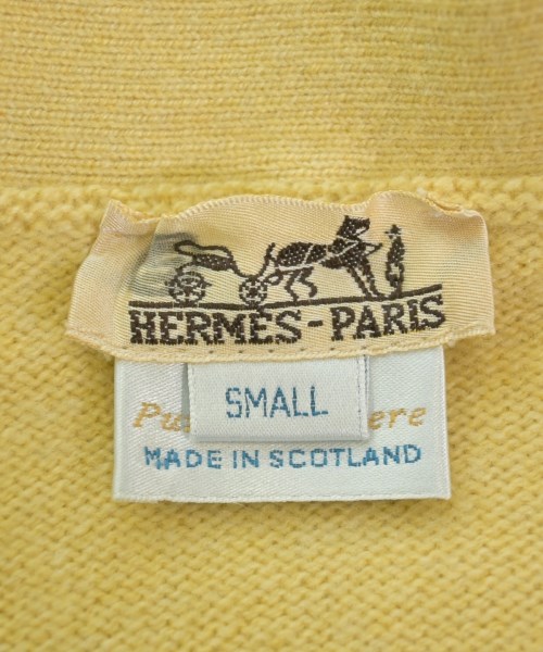 HERMES（エルメス）カーディガン 黄 サイズ:S レディース/2200632744015
