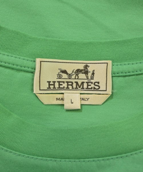 HERMES（エルメス）Tシャツ・カットソー 緑 サイズ:L メンズ/2200633232054