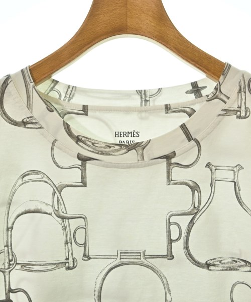 HERMES（エルメス）Tシャツ・カットソー 白 サイズ:46(XL位) レディース/2200633232078