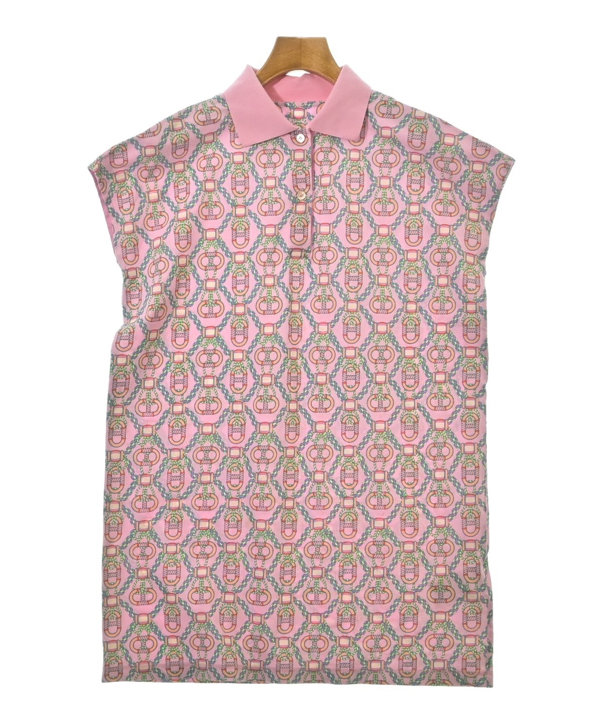 HERMES（エルメス）ワンピース ピンク サイズ:34(XXS位) レディース