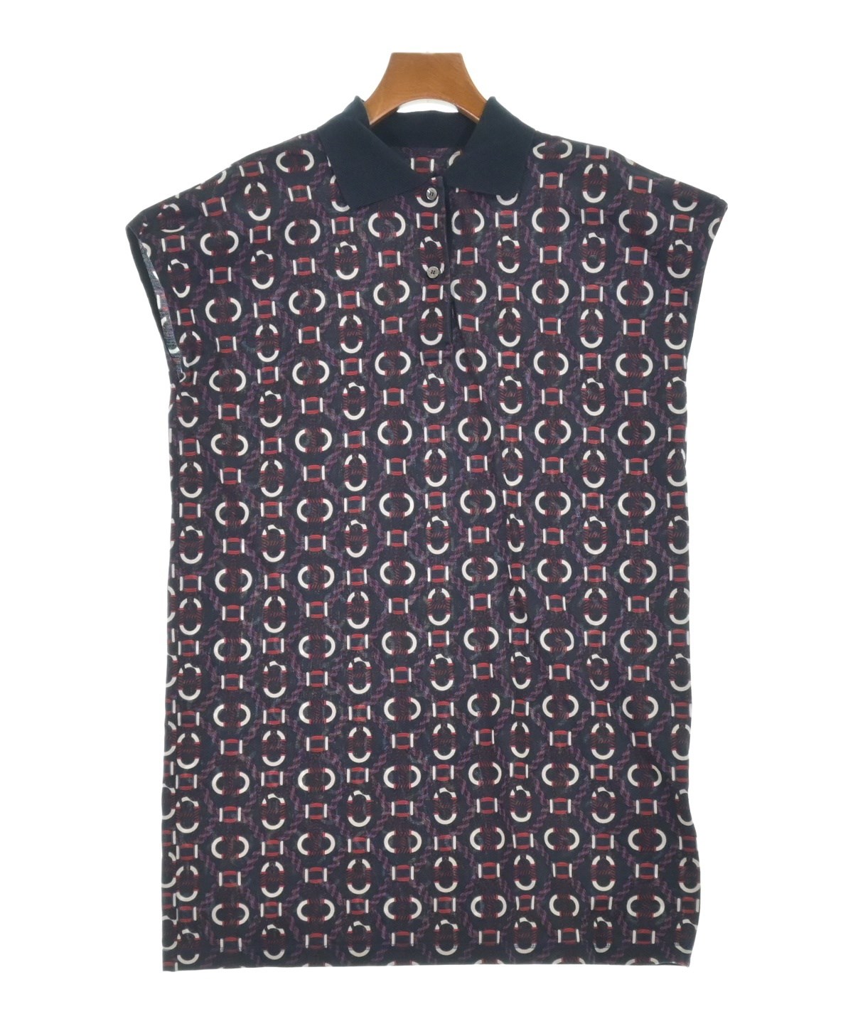 HERMES（エルメス）ワンピース 紺 サイズ:34(XXS位) レディース