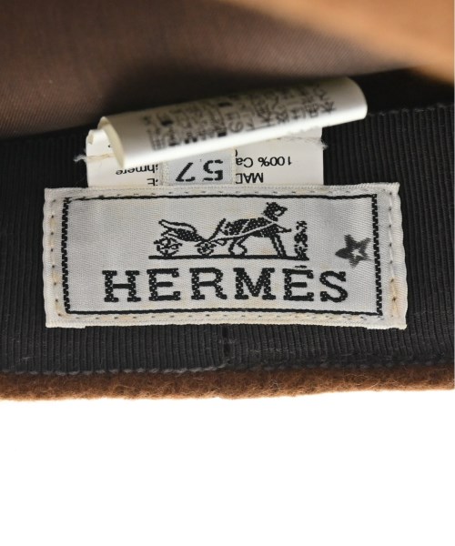 HERMES（エルメス）キャスケット 茶 サイズ:57 レディース/2200633232139