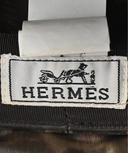 HERMES（エルメス）ハンチング・ベレー帽 グレー サイズ:57 レディース/2200633232146