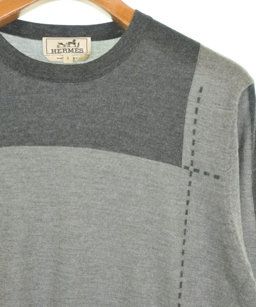 HERMES（エルメス）ニット・セーター グレー サイズ:S メンズ/2200633232160