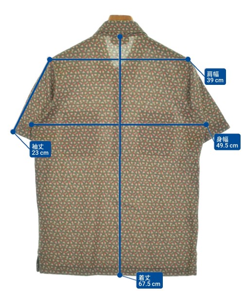 HERMES（エルメス）ポロシャツ カーキ サイズ:M メンズ/2200633232207