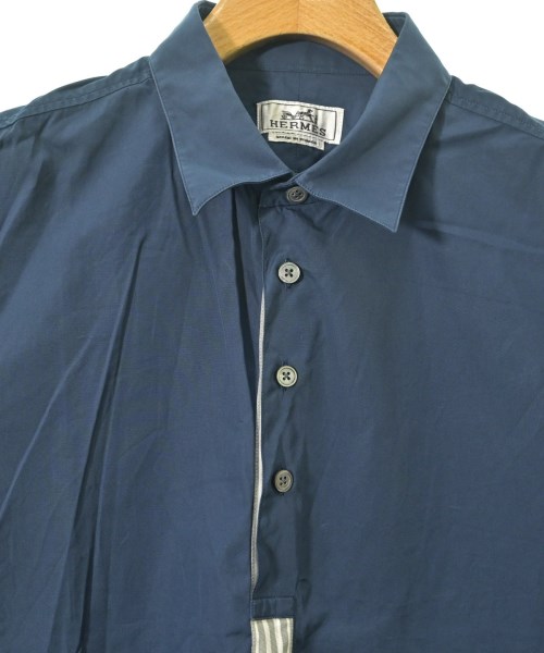 HERMES（エルメス）カジュアルシャツ 紺 サイズ:42(XXL位) メンズ/2200633342036