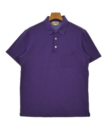 HERMES（エルメス）ポロシャツ 紫 サイズ:L メンズ/2200633342050