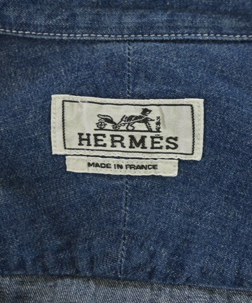 HERMES（エルメス）カジュアルシャツ 紺 サイズ:15 1/2(M位) メンズ/2200633342067