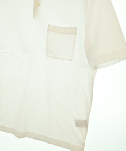 HERMES（エルメス）ポロシャツ 白 サイズ:L メンズ/2200633342081