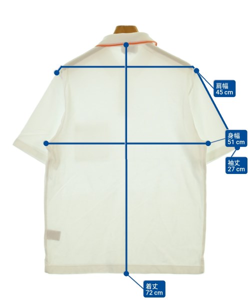 HERMES（エルメス）ポロシャツ 白 サイズ:L メンズ/2200633342081