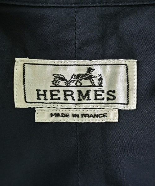 HERMES（エルメス）カジュアルシャツ 紺 サイズ:16 1/2(XL位) メンズ/2200633342098