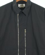 HERMES（エルメス）カジュアルシャツ 黒 サイズ:16(L位) メンズ/2200633342111