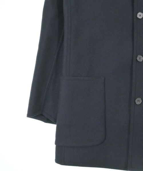 HERMES（エルメス）ステンカラーコート 紺 サイズ:48(L位) メンズ/2200633348014
