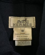 HERMES（エルメス）ステンカラーコート 紺 サイズ:48(L位) メンズ/2200633348014