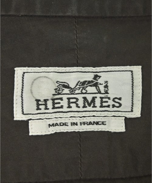 HERMES（エルメス）カジュアルシャツ 茶 サイズ:39(M位) メンズ/2200625041015
