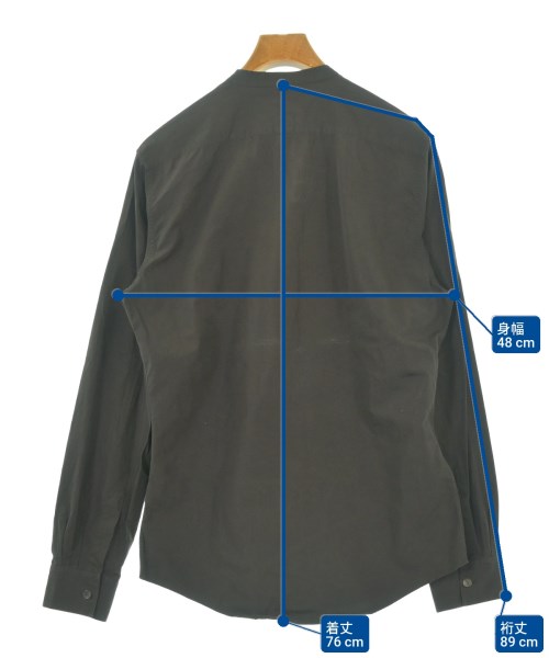 HERMES（エルメス）カジュアルシャツ 茶 サイズ:39(M位) メンズ/2200625041015