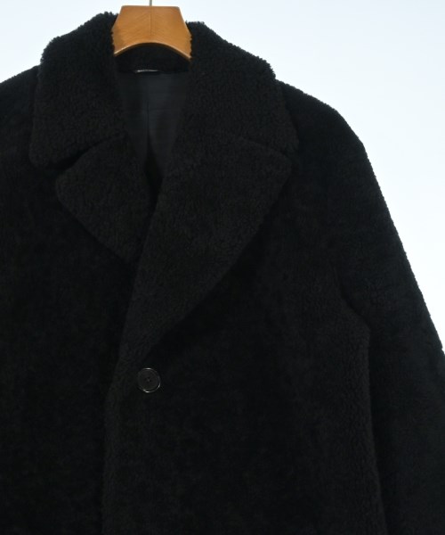 HERMES（エルメス）ムートンコート 黒 サイズ:44(S位) メンズ/2200633803018