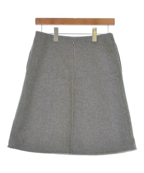 HERMES（エルメス）ひざ丈スカート グレー サイズ:36(XS位) レディース/2200609590164