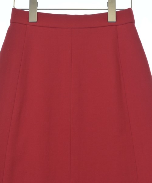 HERMES（エルメス）ひざ丈スカート 赤 サイズ:36(XS位) レディース/2200609590188