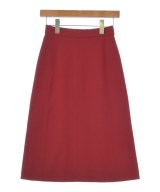 HERMES（エルメス）ひざ丈スカート 赤 サイズ:36(XS位) レディース/2200609590188
