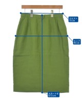 HERMES（エルメス）ひざ丈スカート 緑 サイズ:42(M位) レディース/2200609590195