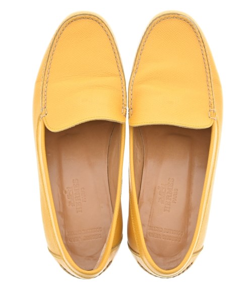 HERMES（エルメス）ドレスシューズ/ローファー 黄 サイズ:EU36 1/2(23cm位) レディース/2200609590201