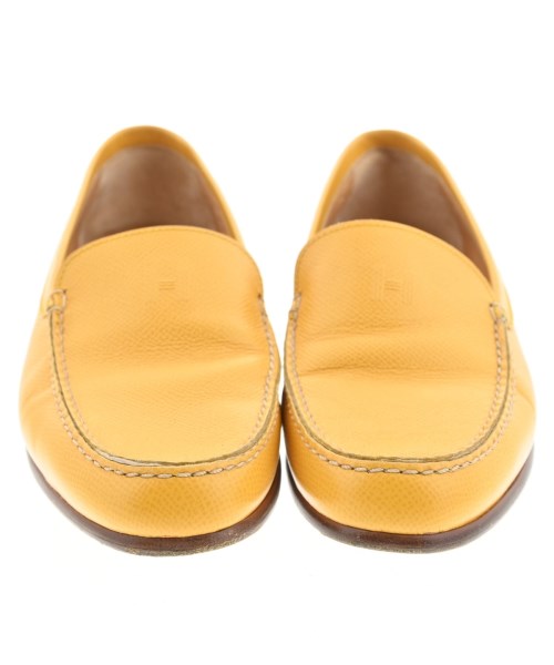 HERMES（エルメス）ドレスシューズ/ローファー 黄 サイズ:EU36 1/2(23cm位) レディース/2200609590201