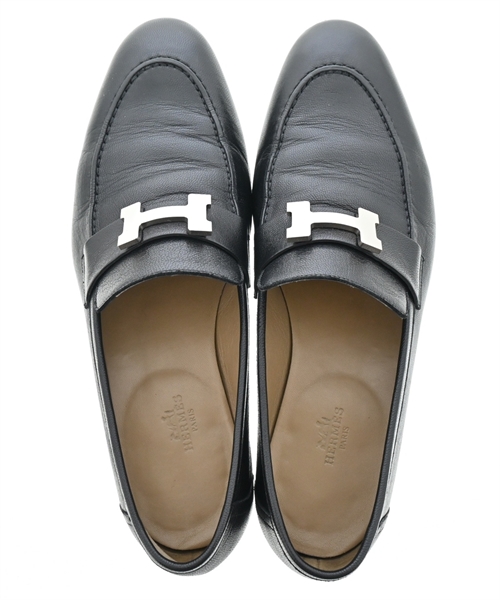 HERMES（エルメス）ビジネス・ドレスシューズ 黒 サイズ:EU41 1/2(26.5cm位) メンズ/2200610324093