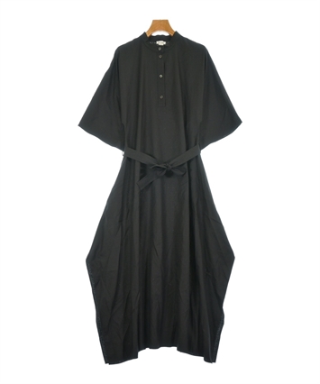 HERMES（エルメス）シャツワンピース 黒 サイズ:38(S位) レディース