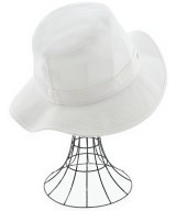 HERMES（エルメス）ハット 白 サイズ:57cm レディース/2200611373014